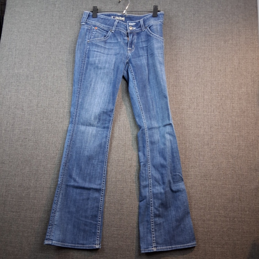 Hudson Beth Baby Bootcut Jeans Medium Wash Blue Low Rise Denim Size 31 Inseam